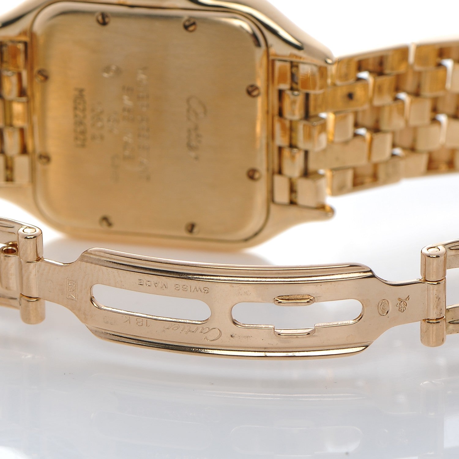 Cartier 18K Yellow Gold 27mm Panthere Quartz Watch 6 of 7
