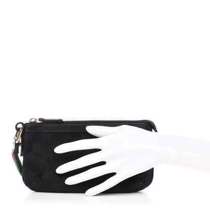 Gucci Monogram Jolicoeur Wristlet Black 2 of 14