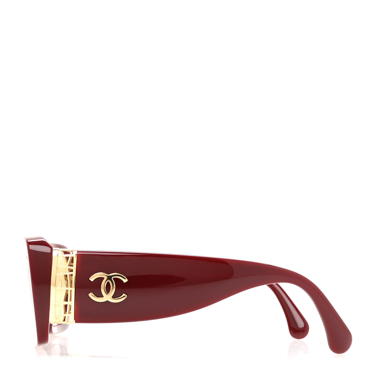 Acetate Rectangle Sunglasses 5534 Red