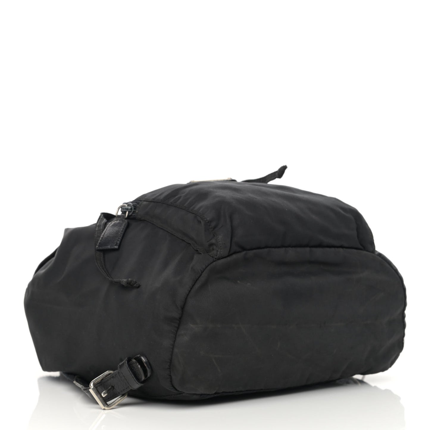Nylon Vela Cinch Backpack Black