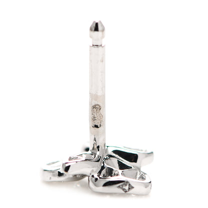 Cartier 18K White Gold Diamond Caresse D'Orchidees Par Cartier Earrings 4 of 5