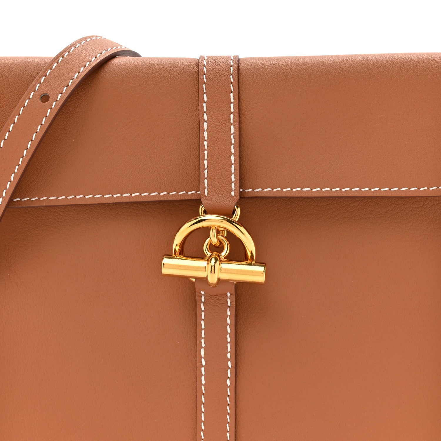 Hermes Swift Glenan To Go Pouch Gold 8 of 11