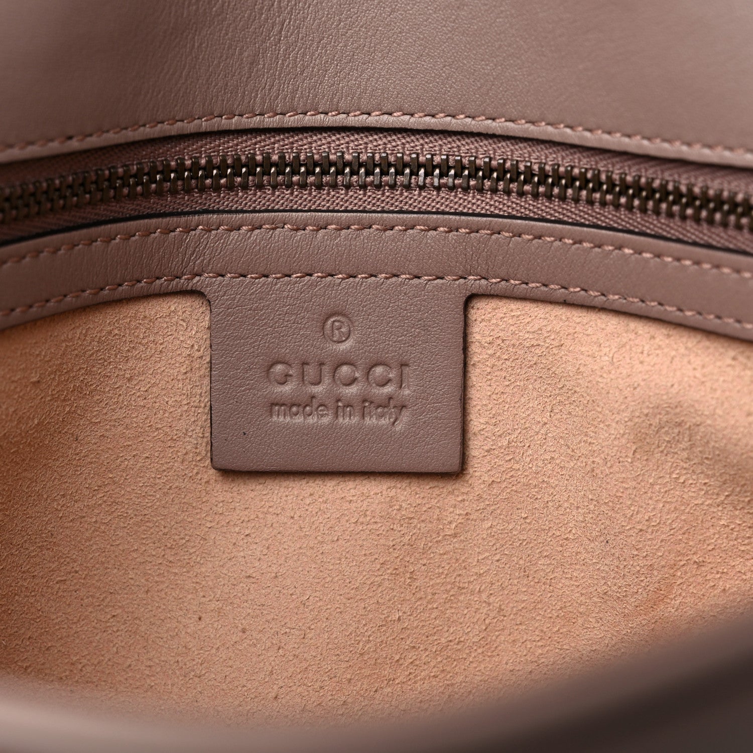 Gucci Calfskin Matelasse Small GG Marmont Shoulder Bag Porcelain Rose 6 of 18