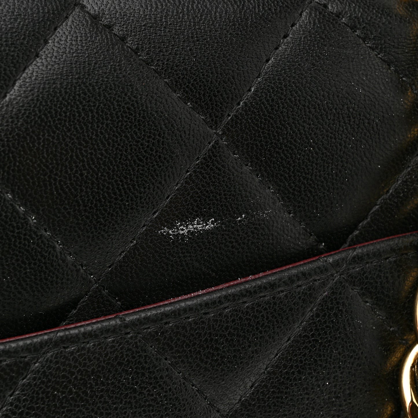 Lambskin Quilted Maxi Double Flap Black