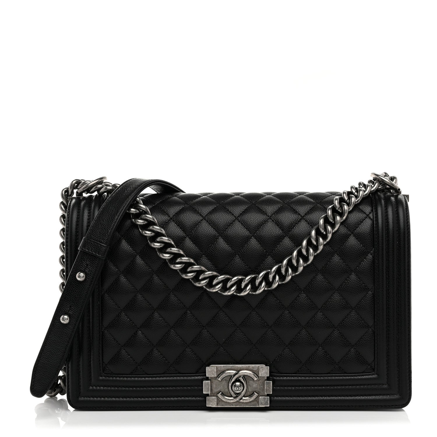 Chanel Caviar Quilted New Medium Boy Flap Black 1 of 10