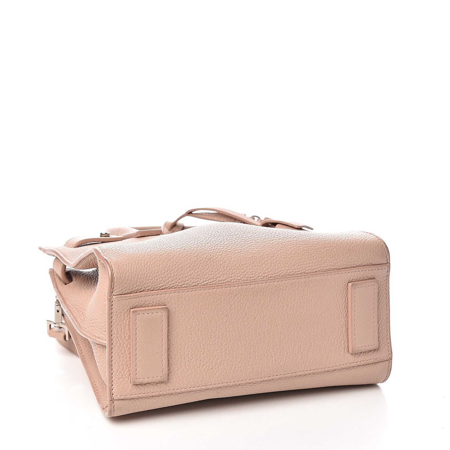 Grained Calfskin Nano Sac De Jour Souple Nude