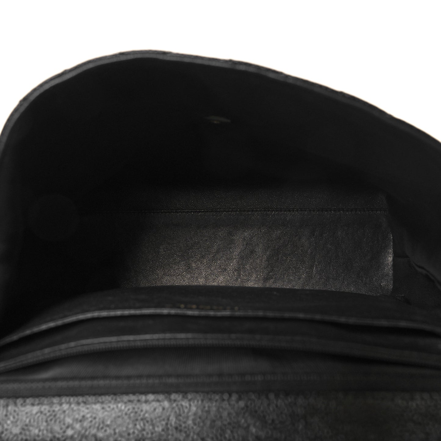 Caviar Quilted Jumbo Kelly Flap Black