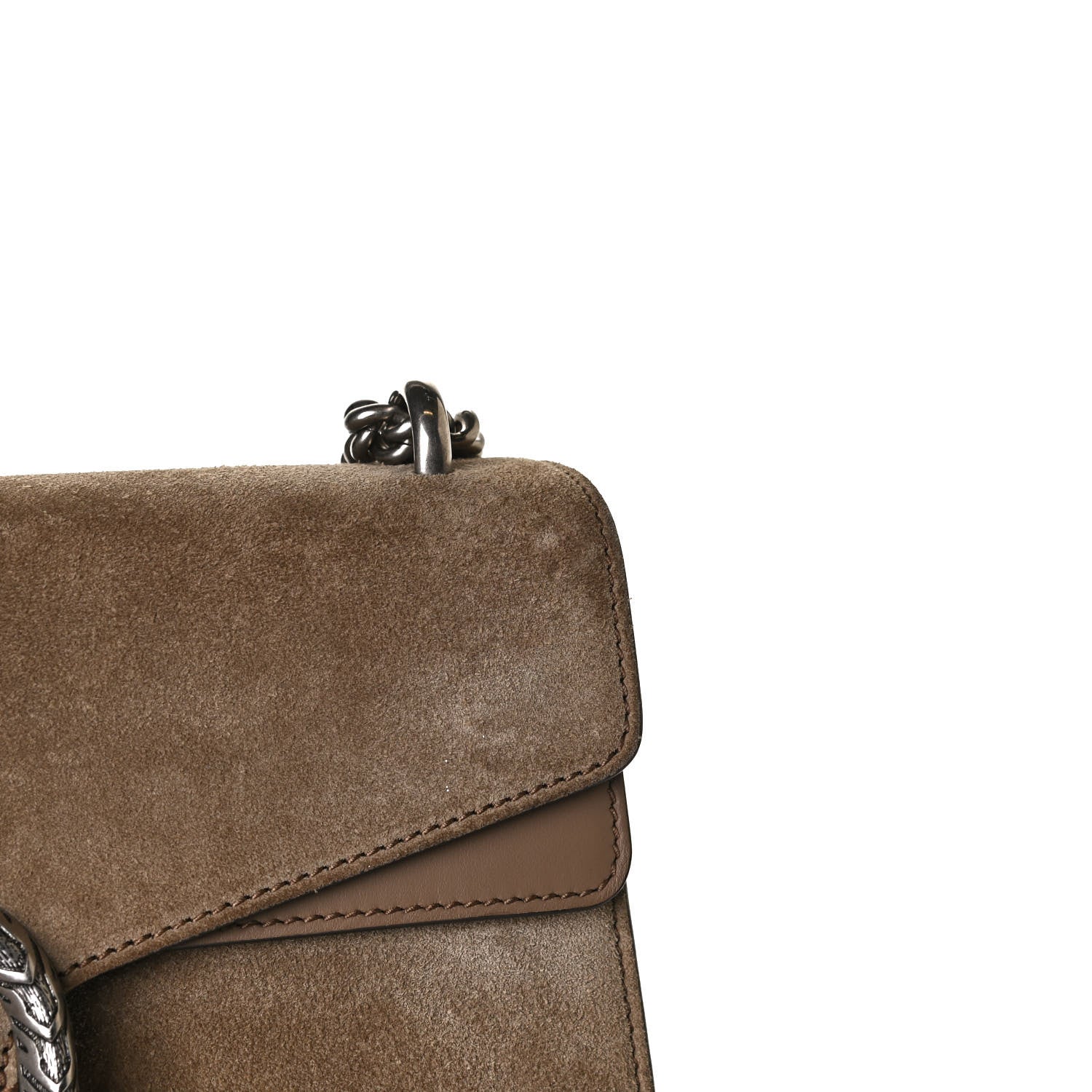 Gucci Suede Small Dionysus Shoulder Bag Taupe 10 of 17