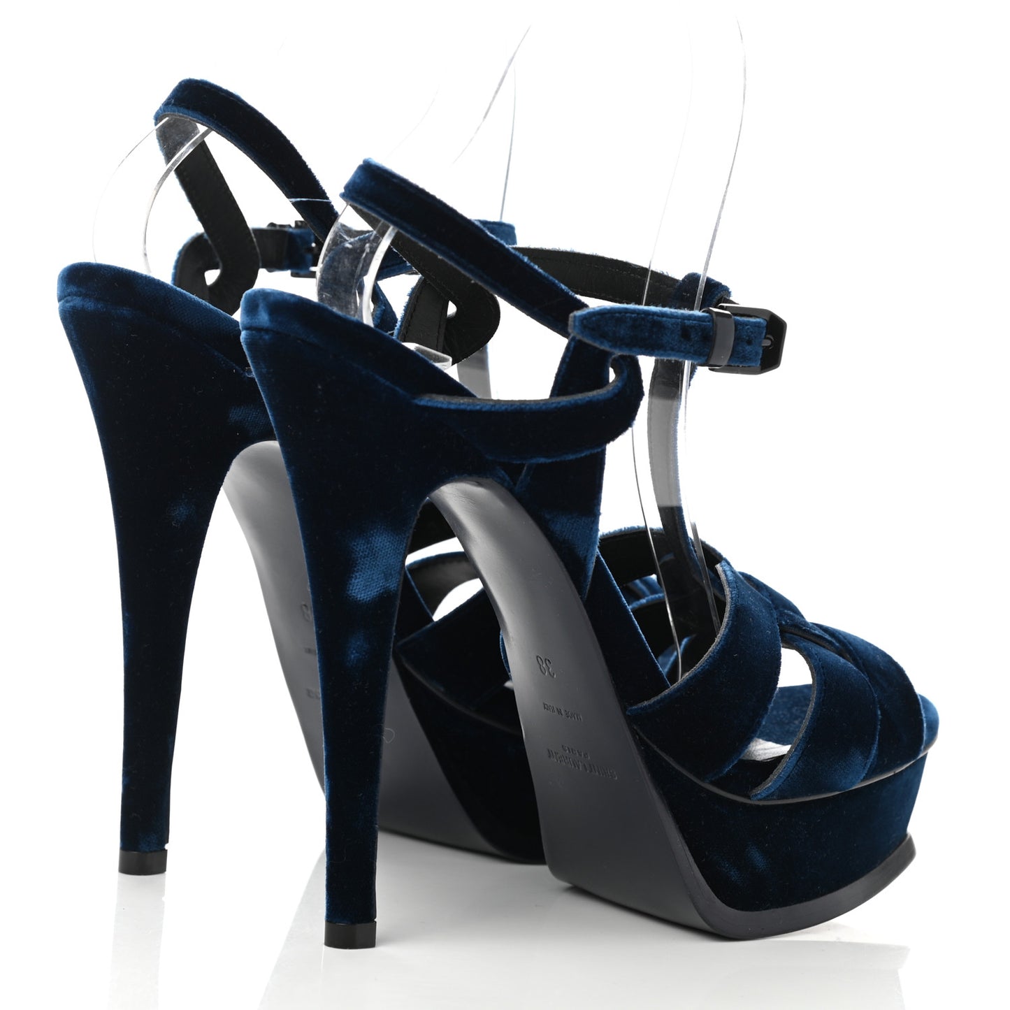 Velvet Tribute 105 Platform Sandals 38 Bleuette