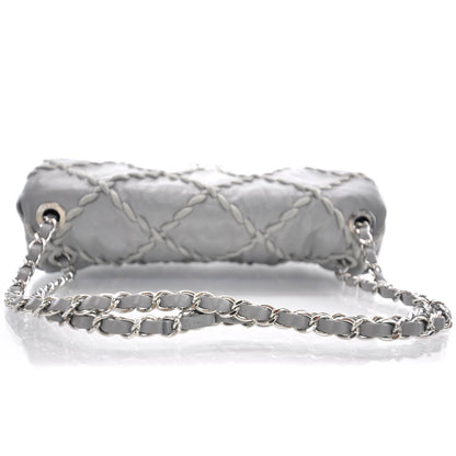 Chanel Leather Ultra Stitch Flap Grey 5 of 11