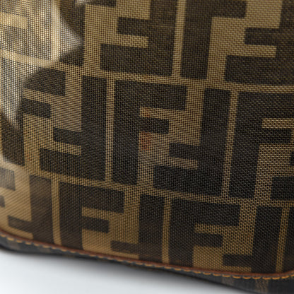 Fendi Zucca Spalmati Mesh Mixed Media Forever Boston Tobacco 9 of 11