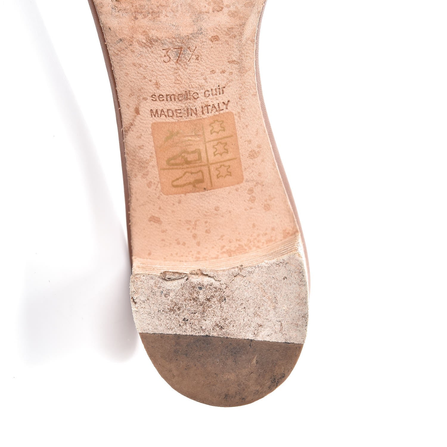 Hermes Calfskin Oasis Sandals 37.5 Gold 11 of 12