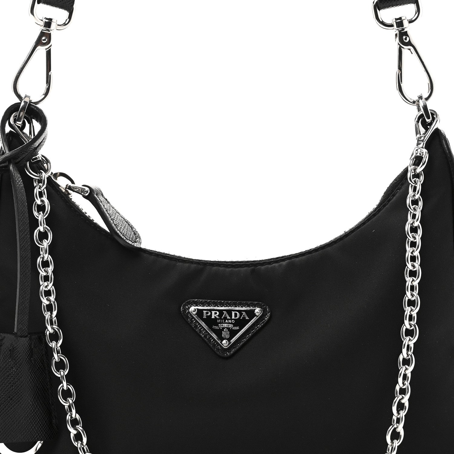 Prada Nylon Re-Edition 2005 Shoulder Bag Black 7 of 9