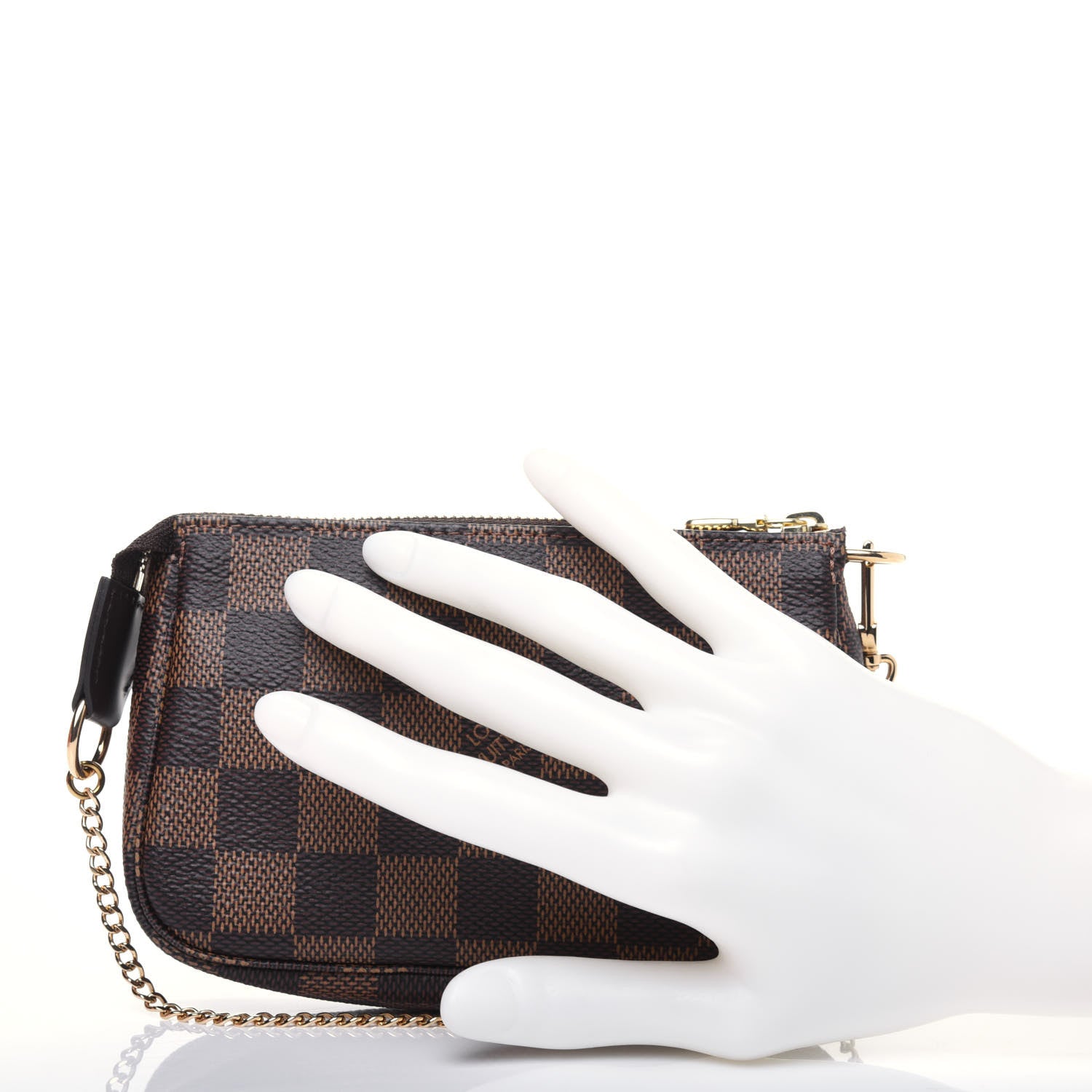 Louis Vuitton Damier Ebene Mini Pochette Accessories 2 of 10
