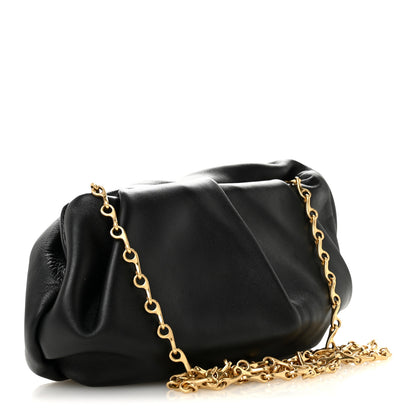 Burberry Smooth Calfskin Rose Clutch Black 3 of 10