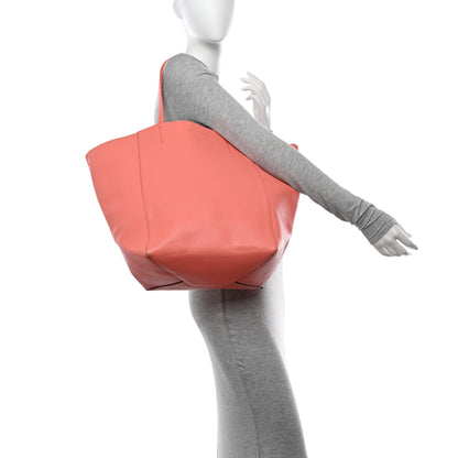 Celine Soft Grained Calfskin Medium Belt Cabas Phantom Coral 2 of 10