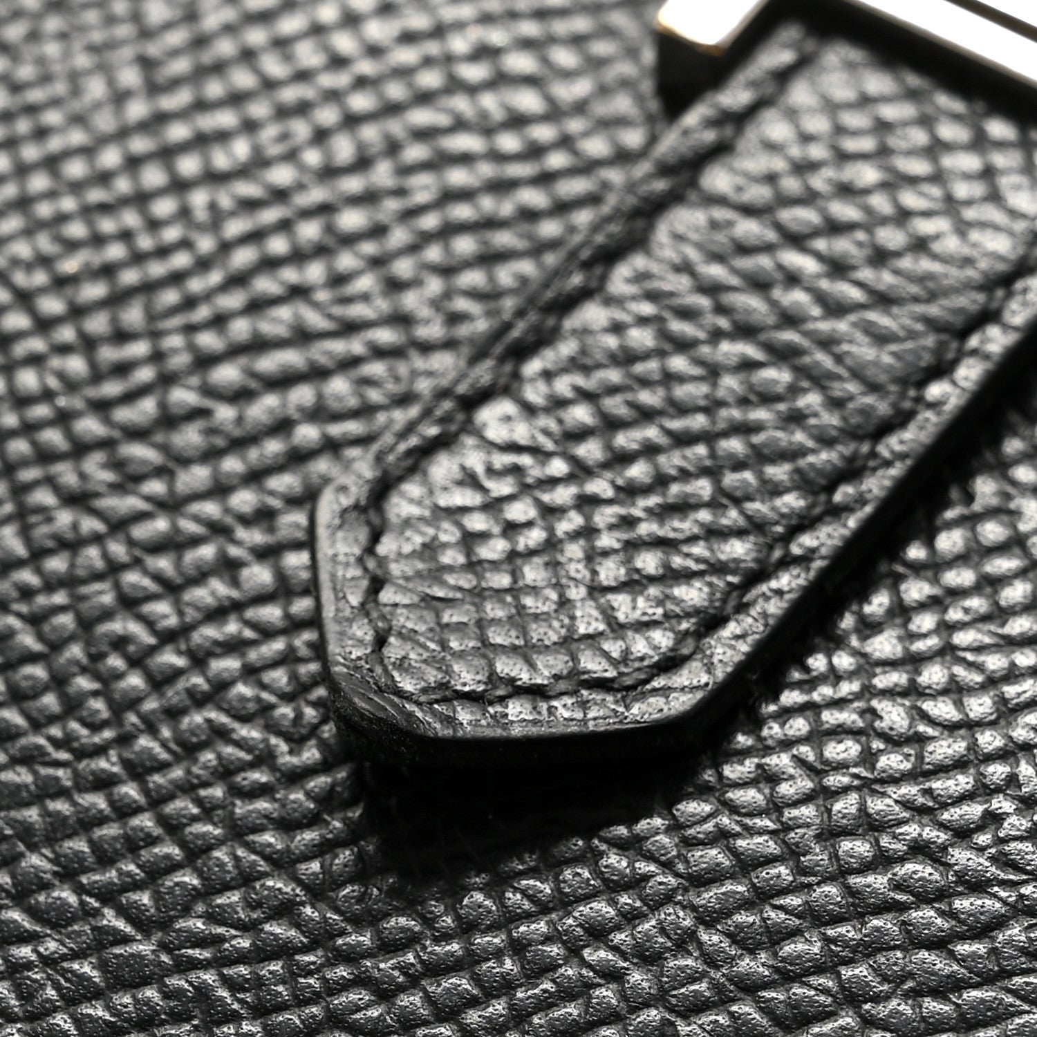 Hermes Epsom Tri-Fold Bearn Gusset Wallet Black 8 of 11