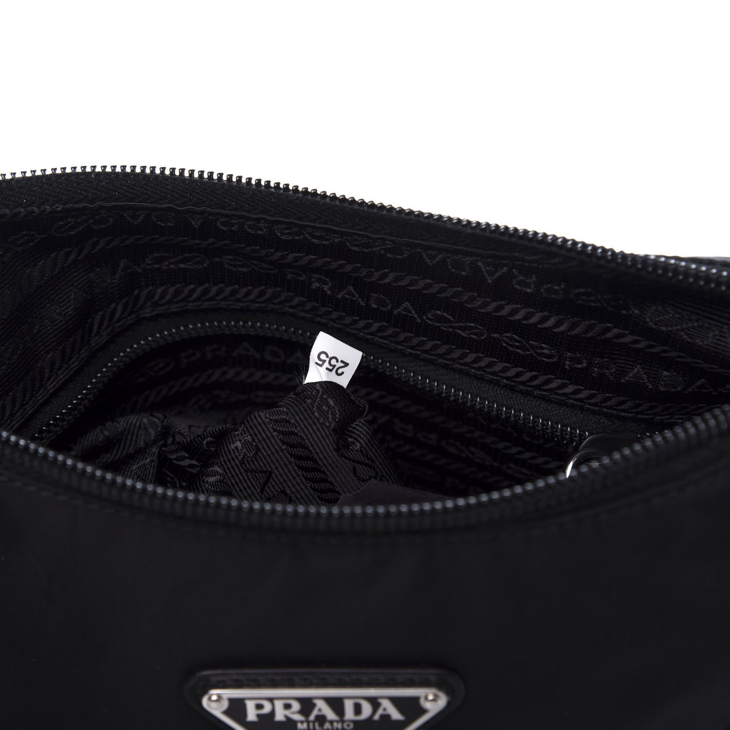 Tessuto Nylon Studded New Vela Hobo Black Fuoco