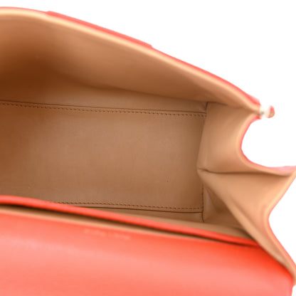 Delvaux Grained Calfskin Mini Brillant Satchel Red 5 of 12