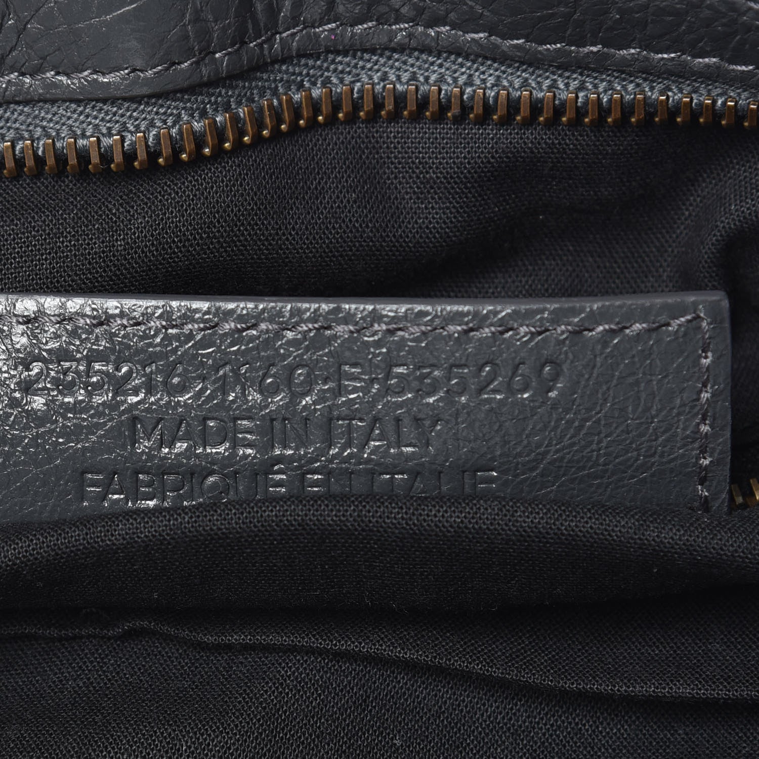 Balenciaga Agneau Classic Hardware Velo Gris Fossile 7 of 9