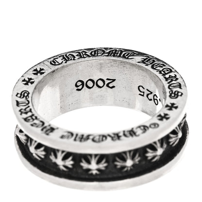 Chrome Hearts Sterling Silver Maltese Cross Band Ring 53 6.5 4 of 5