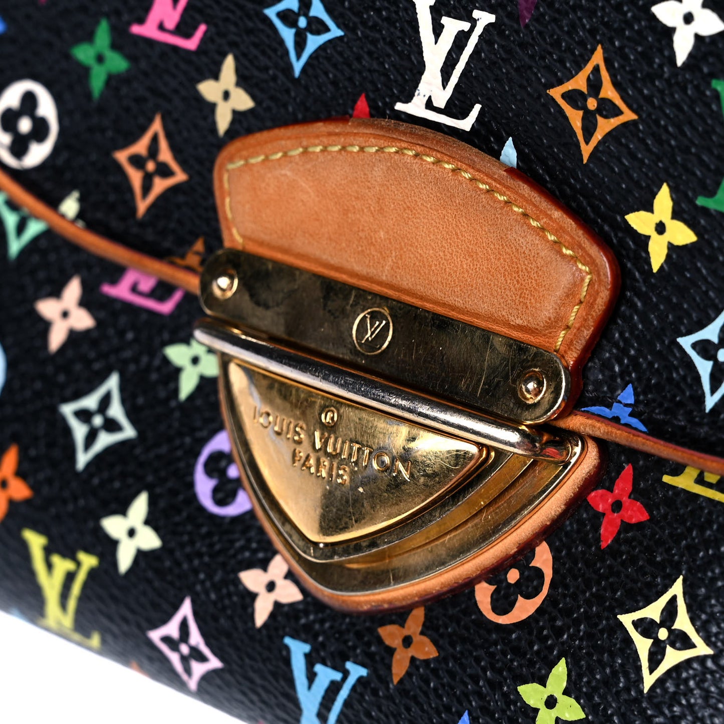 Monogram Multicolor Eugenie Wallet Black Grenade