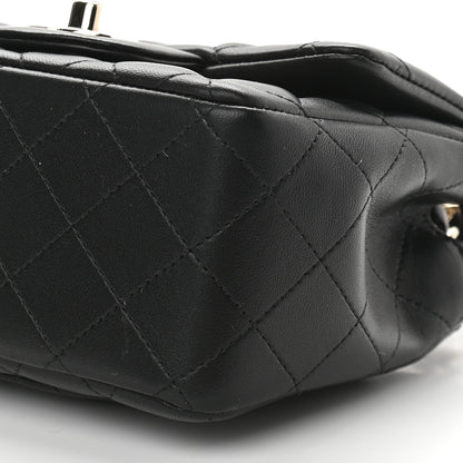 Chanel Lambskin Quilted Mini Square Flap Black 9 of 9