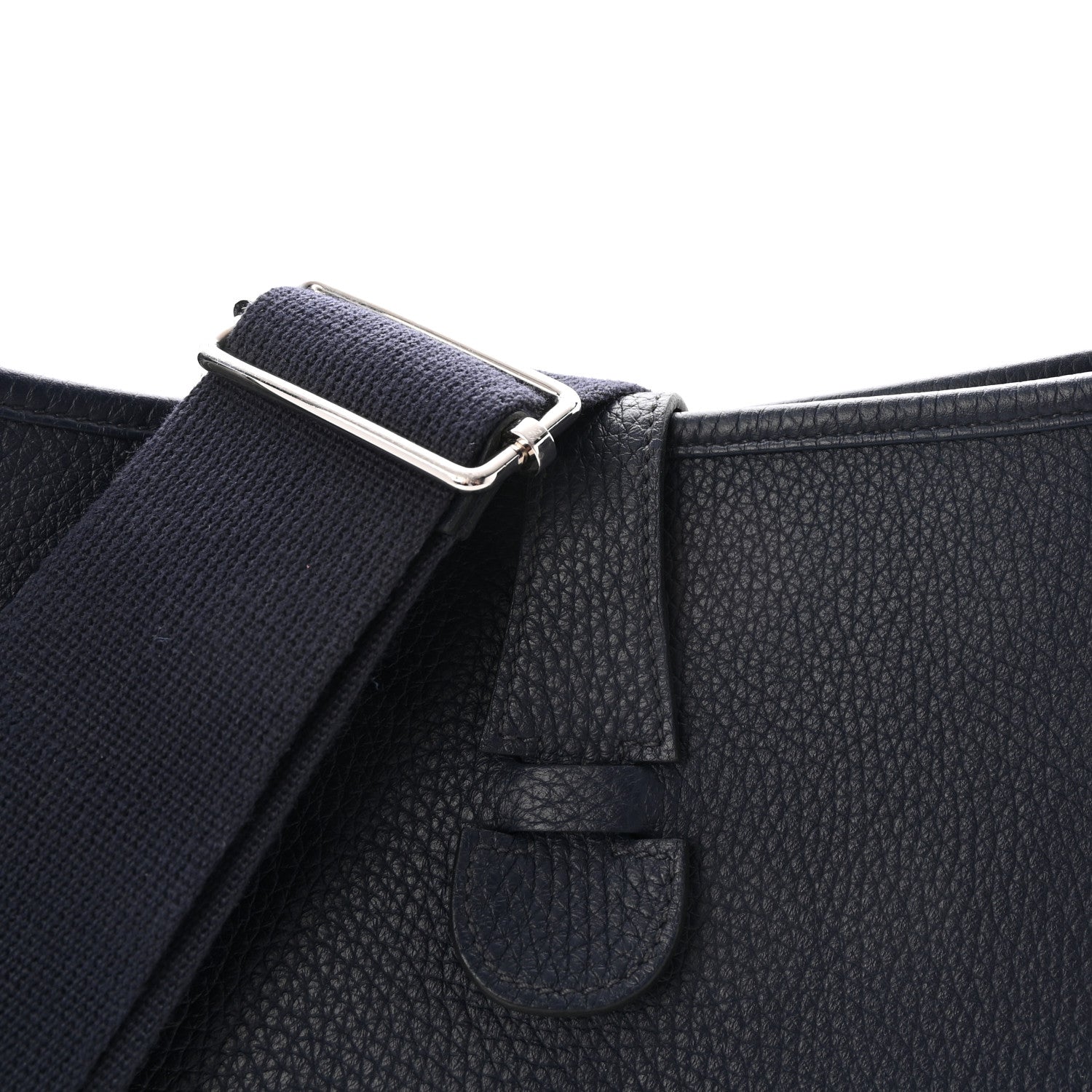 Hermes Taurillon Clemence Evelyne III GM Bleu Nuit 7 of 9