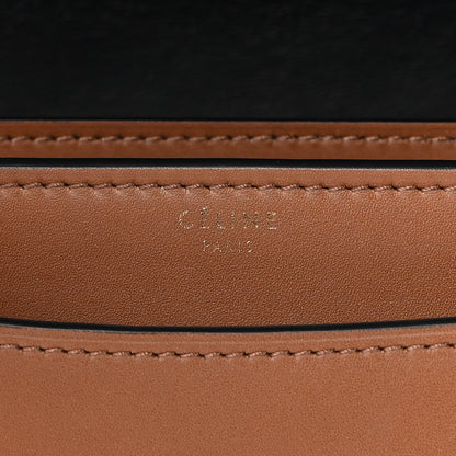 Celine Calfskin Medium Bi-Color Case Flap Camel 6 of 9