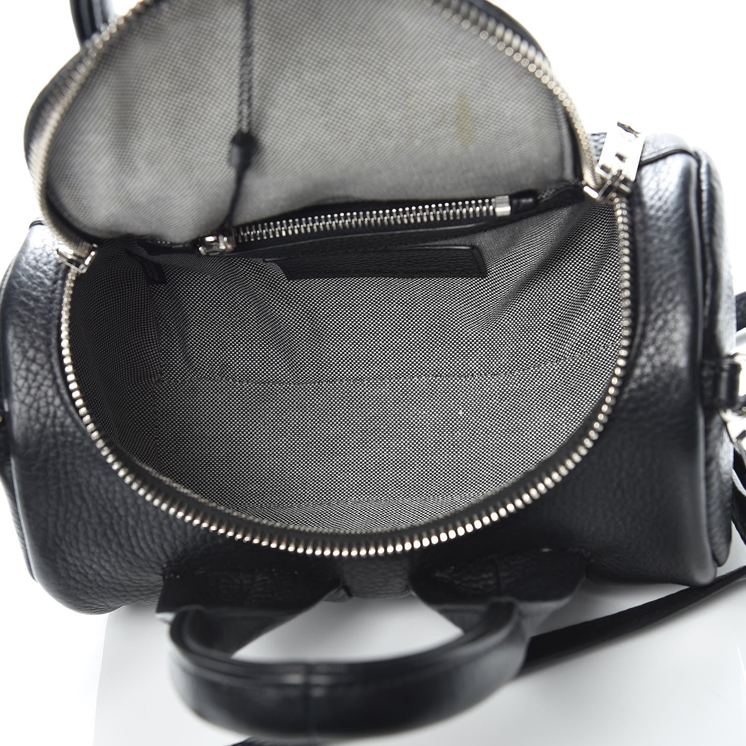 Alexander Wang Pebbled Lambskin Mini Rockie Black Rhodium Hardware 5 of 20