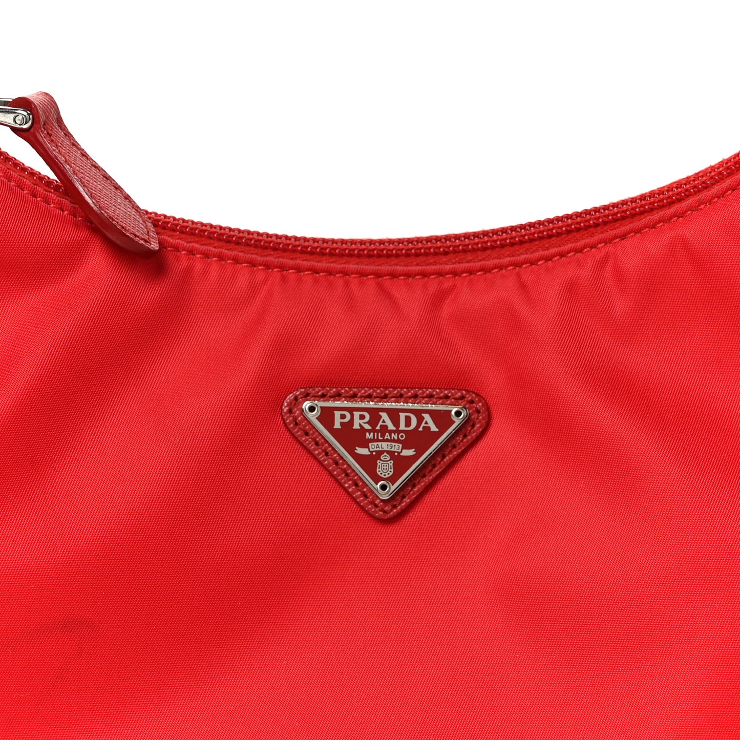 Tessuto Nylon Mini Re-Edition 2000 Bag Rosso