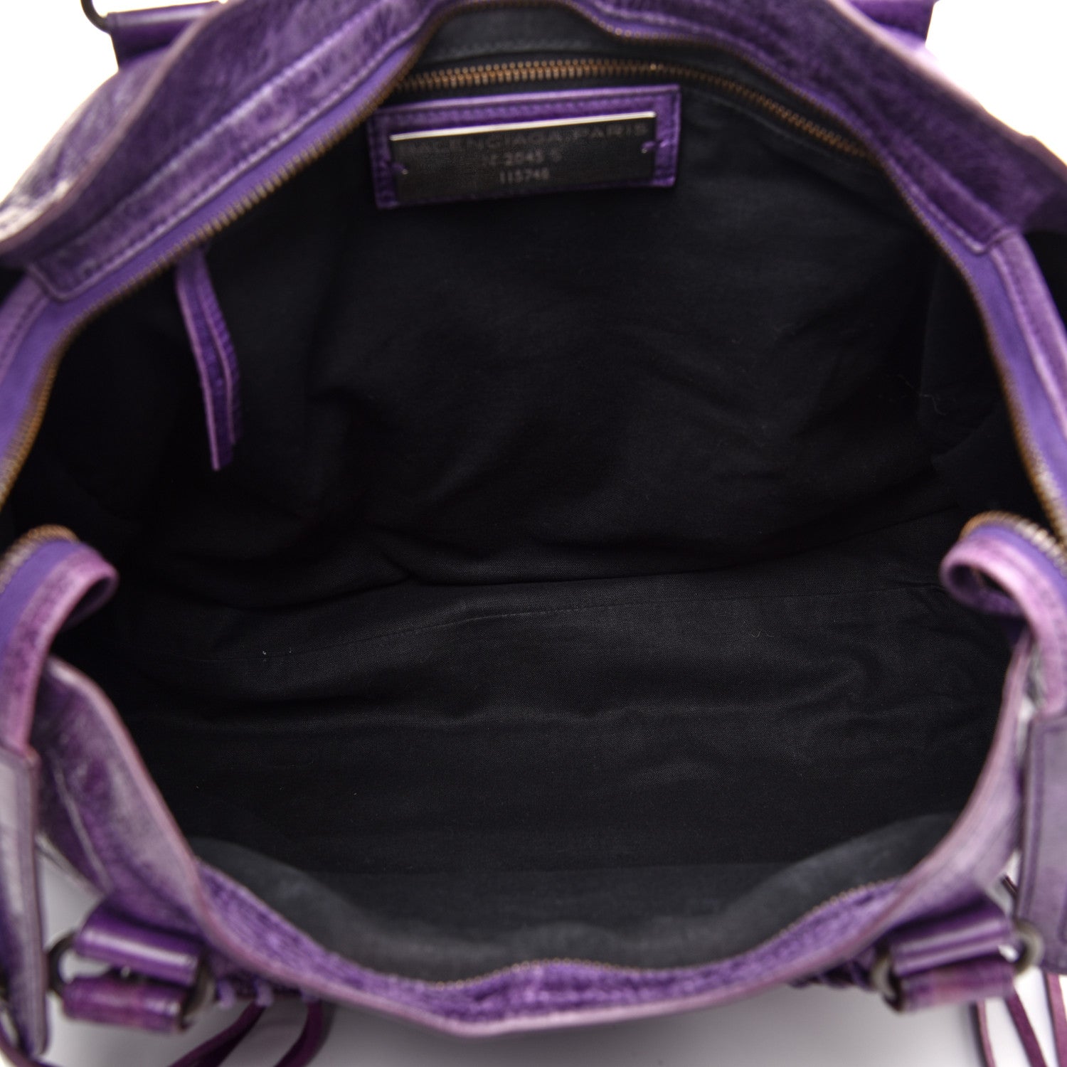 Balenciaga Agneau Classic Hardware City Sapphire 5 of 9