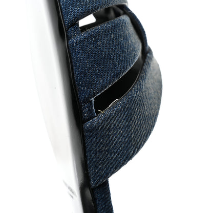 Saint Laurent Denim Tribute 05 Slide Sandals 35 Deep Navy Jeans 10 of 11