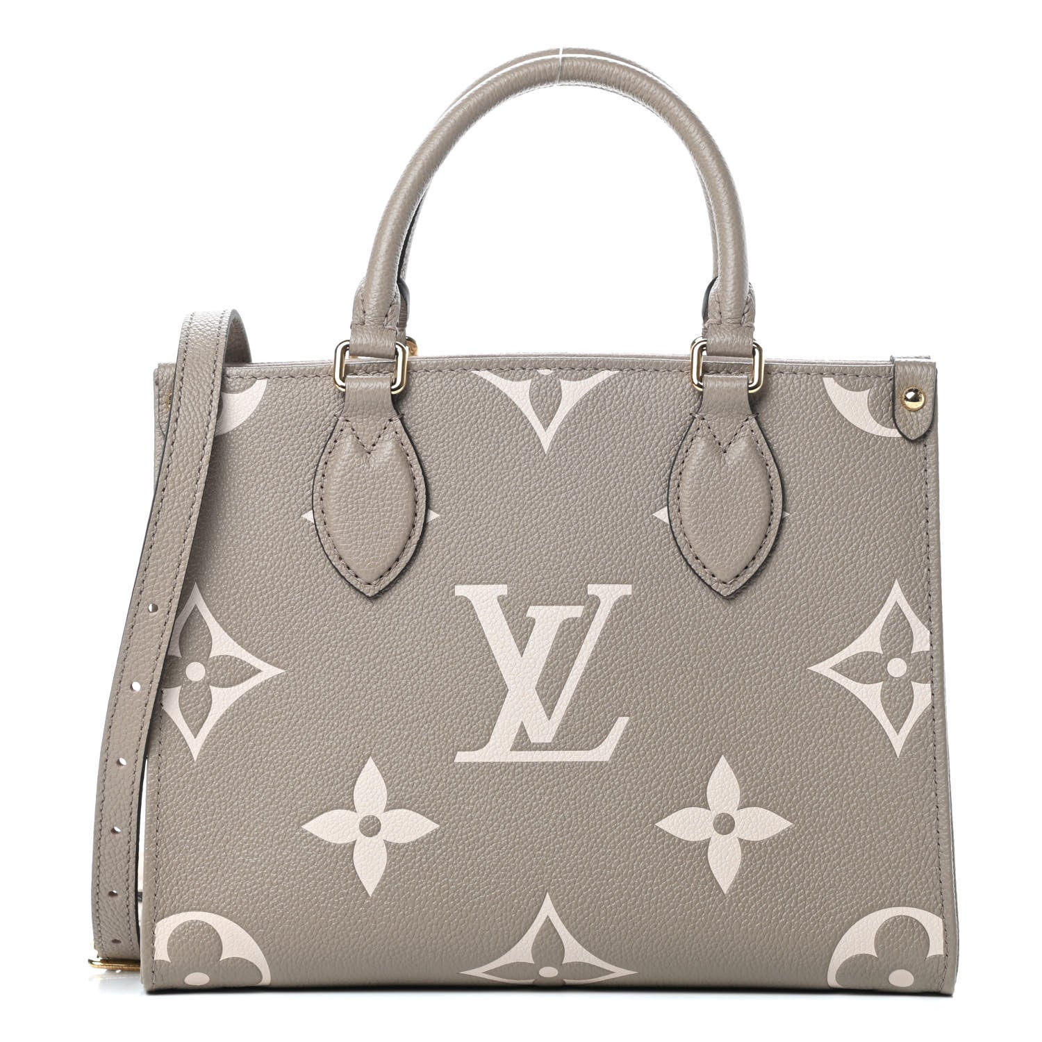 Louis Vuitton Empreinte Monogram Giant Onthego PM Tourterelle Creme 1 of 10