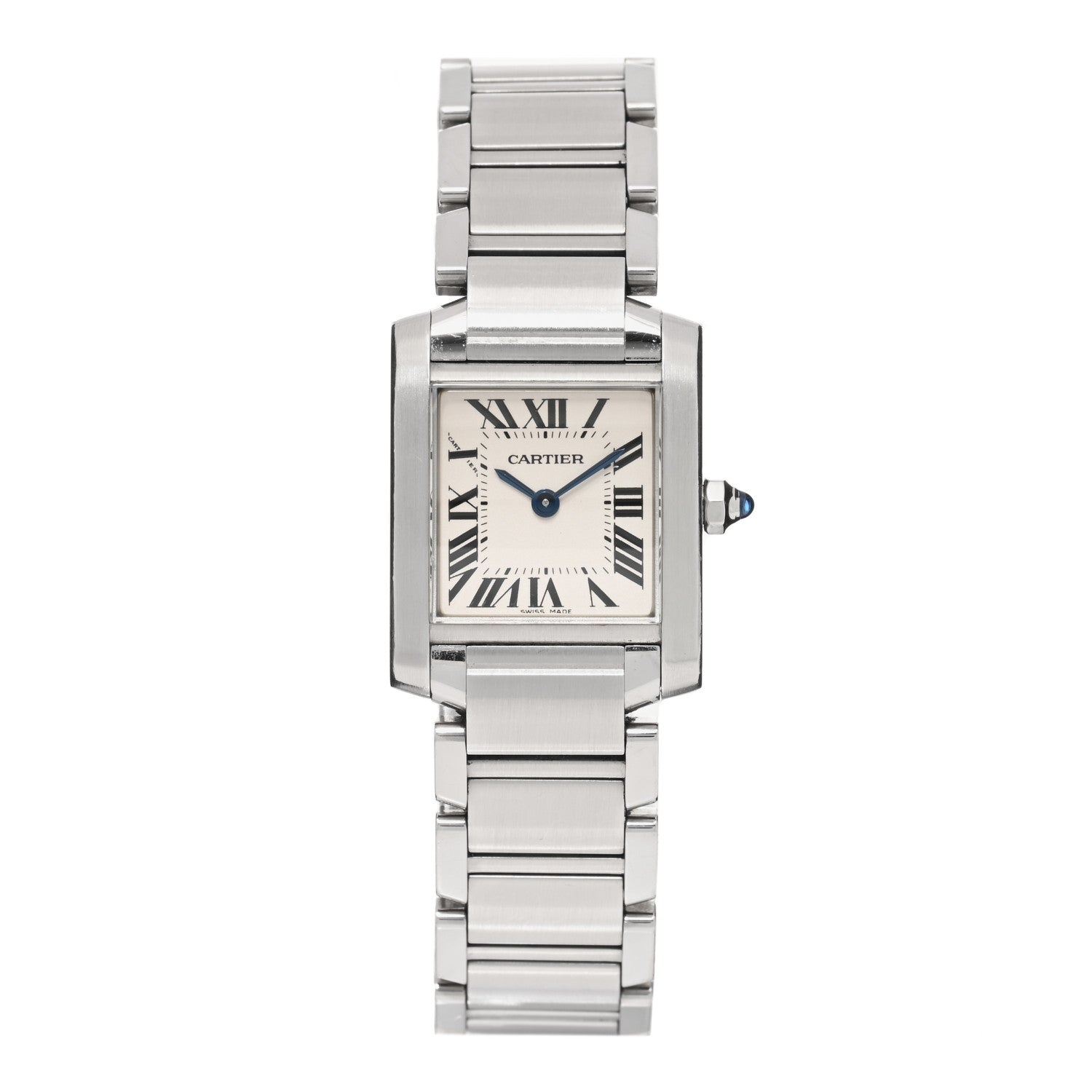 Cartier Stainless Steel 20mm Tank Francaise Quartz Watch 1 of 5