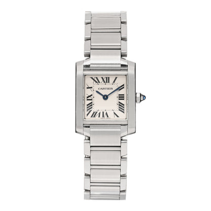 Cartier Stainless Steel 20mm Tank Francaise Quartz Watch 1 of 5