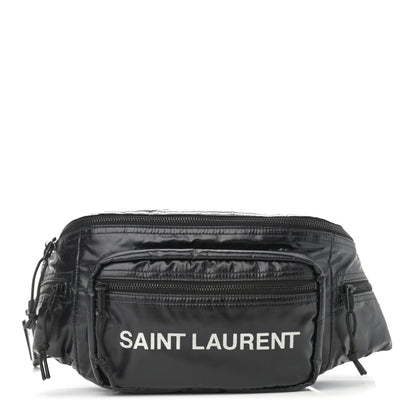 Saint Laurent Nylon Logo Nuxx Body Belt Bag Black 1 of 10