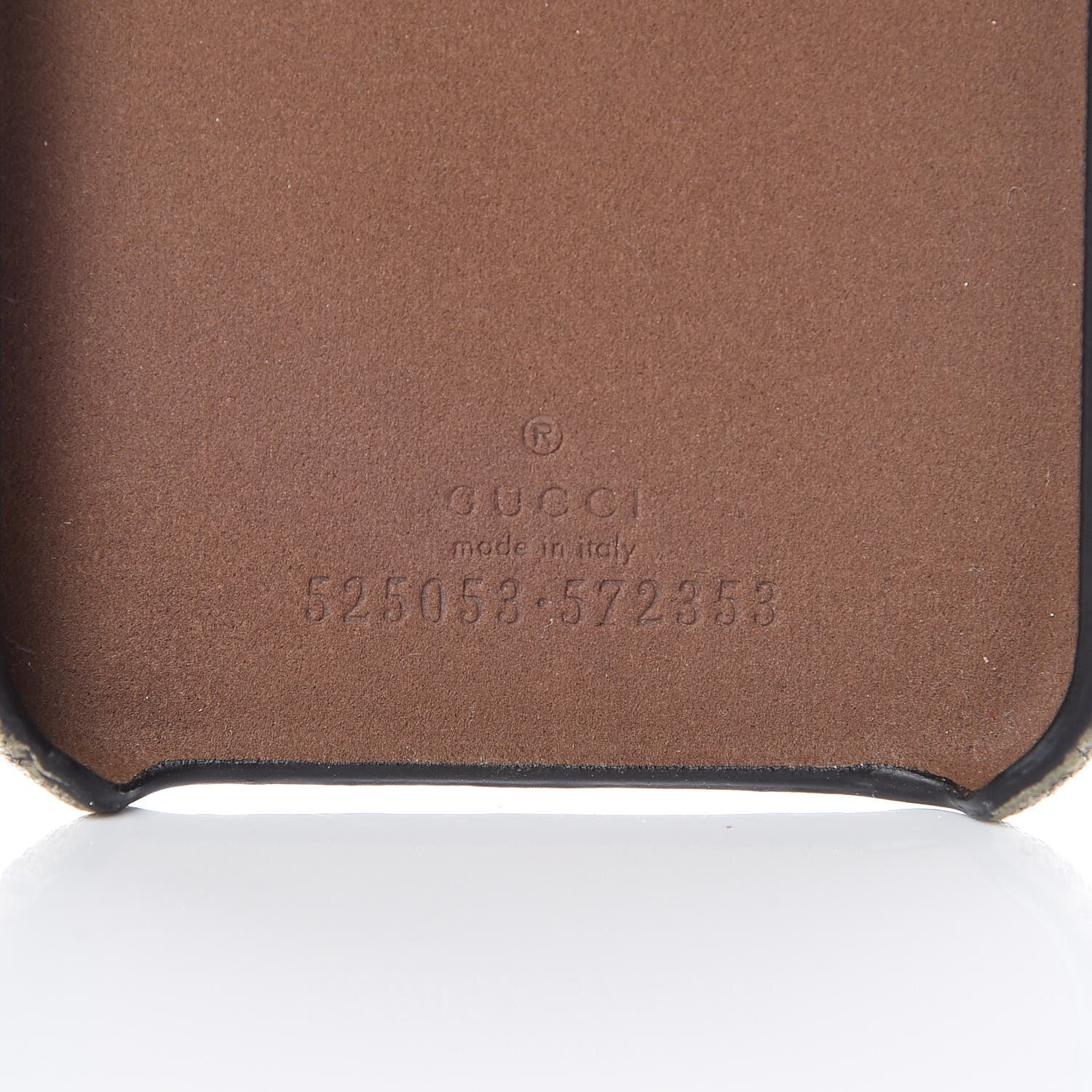 Gucci GG Supreme Monogram iPhone X Case 5 of 5