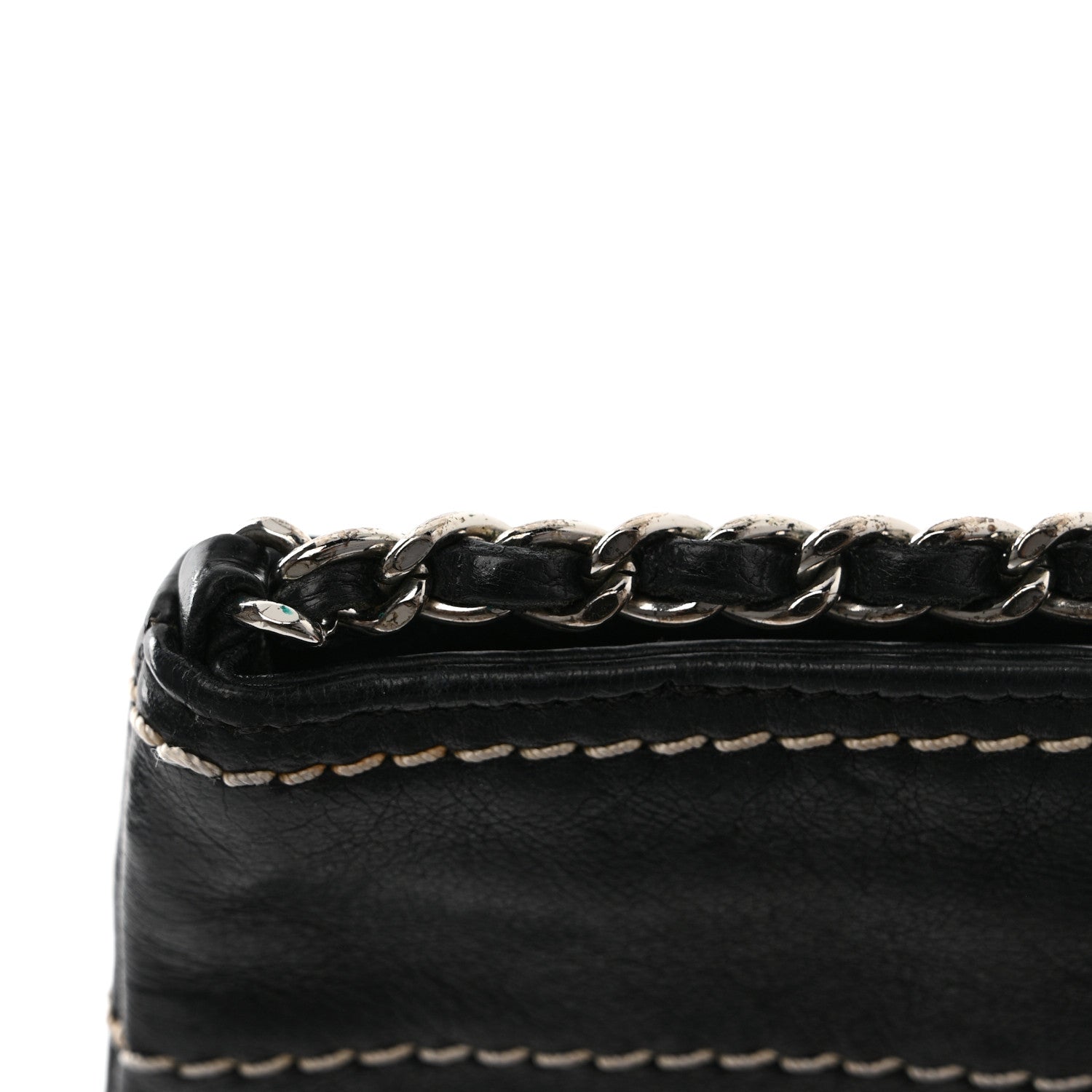 Chanel Lambskin Lax Pochette Black 8 of 9