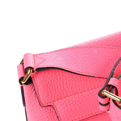 Burberry Calfskin Smooth Grain Small Burleigh Crossbody Bag Neon Pink 11 of 12