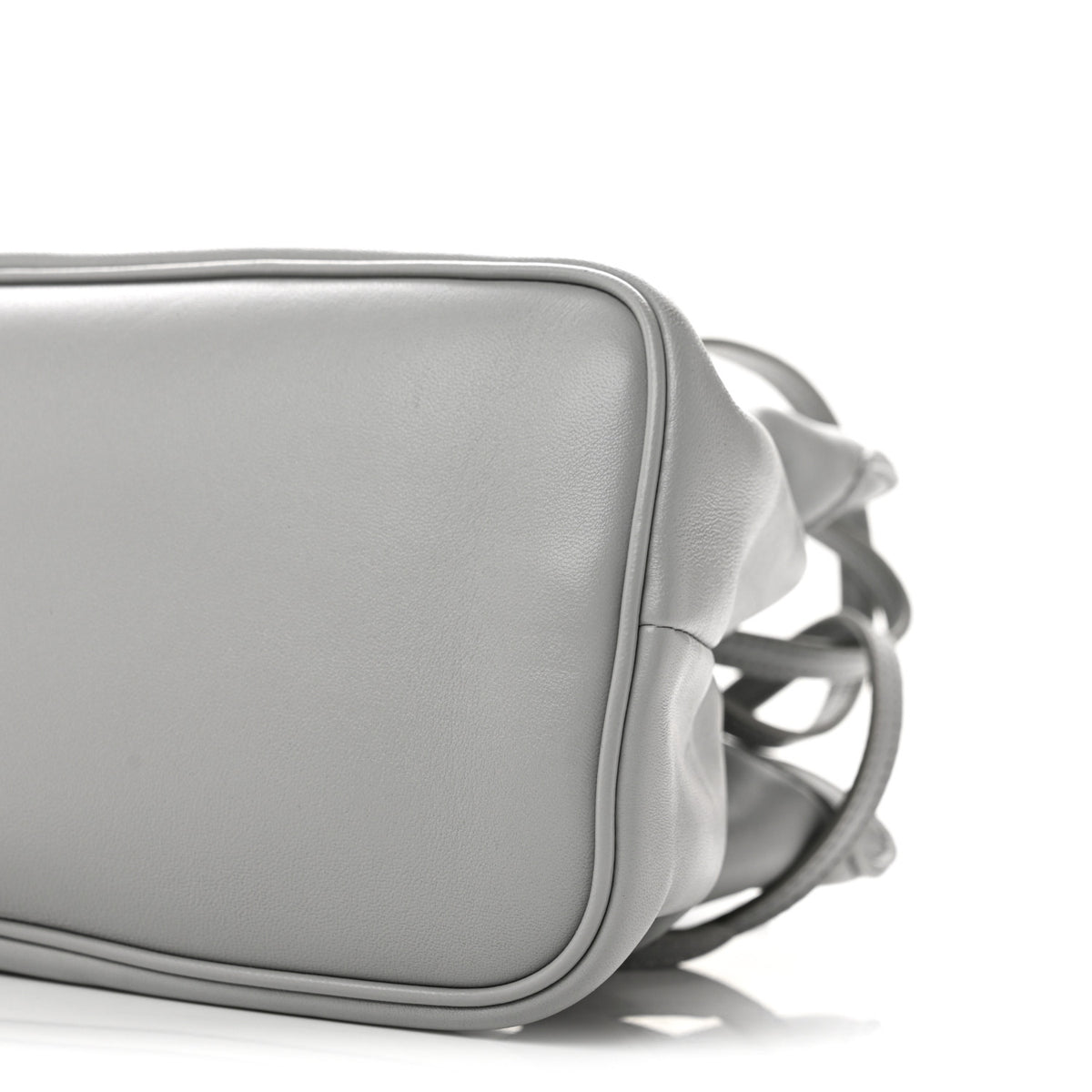 Prada Nappa Small Dada Shoulder Bag Granite Gray 10 of 11