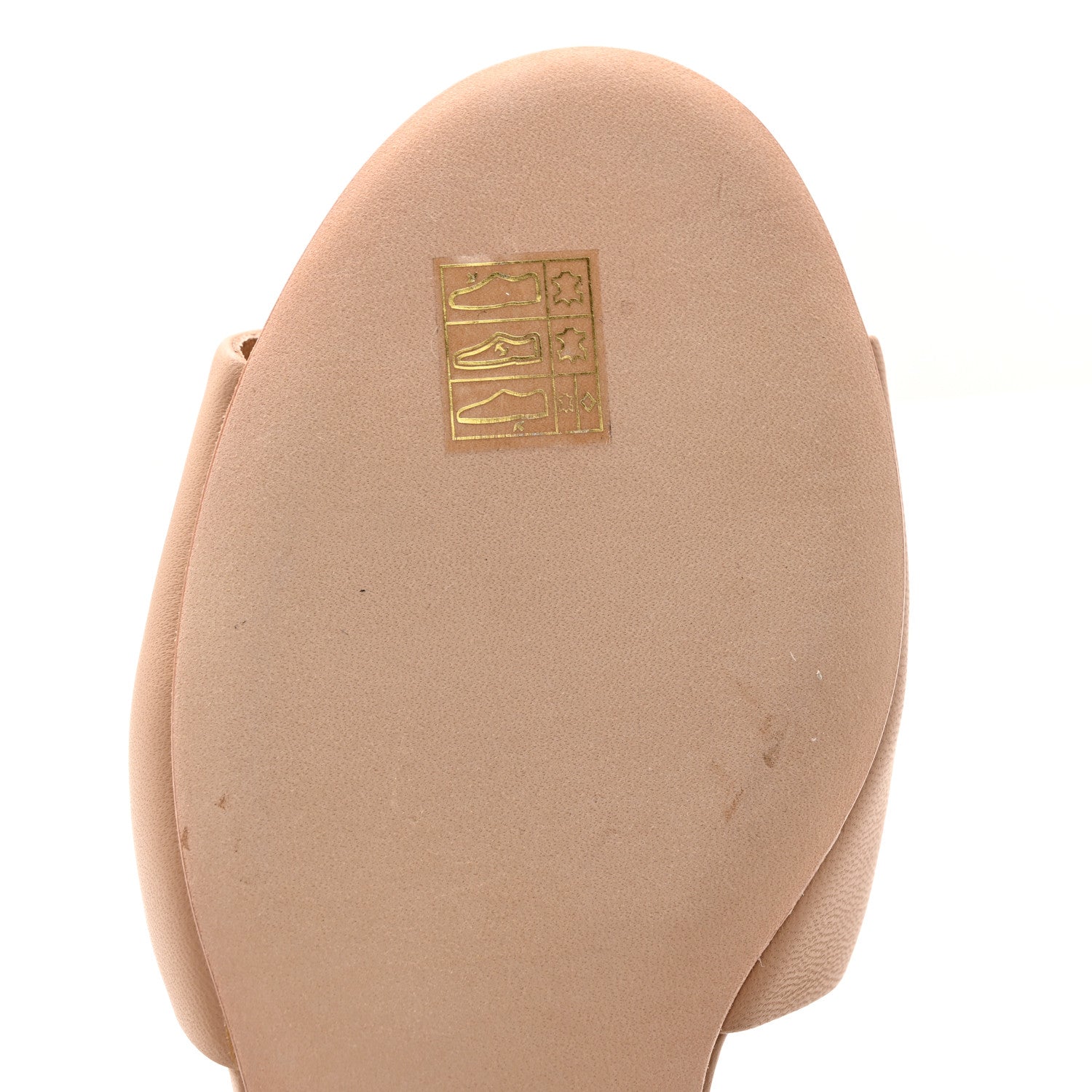 Chanel Lambskin Enamel CC Mules Sandals 39 Beige 9 of 11