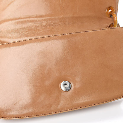 Prada Goatskin Swing Chain Shoulder Bag Beige 12 of 12