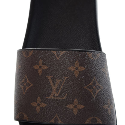 Louis Vuitton Rubber Monogram Mens Waterfront Mules 10 Macassar 11 of 12