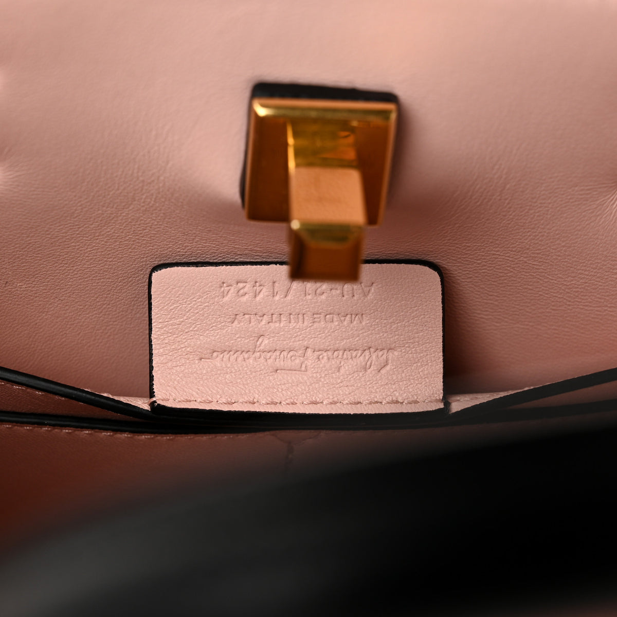 Calfskin Small The Studio Box Bag Black
