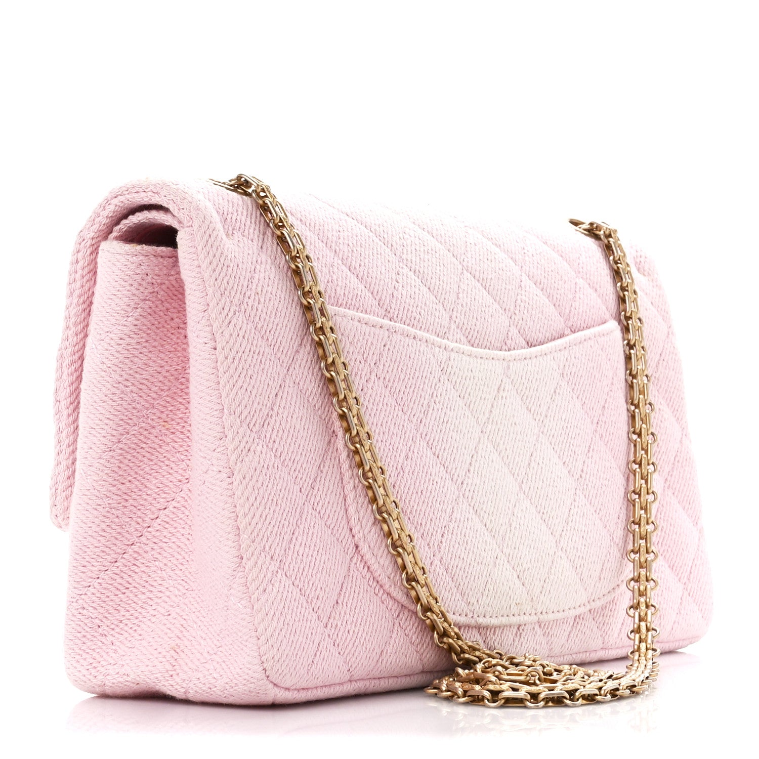 Chanel Ombre Denim Quilted 2.55 Reissue 225 Flap Light Pink 3 of 12