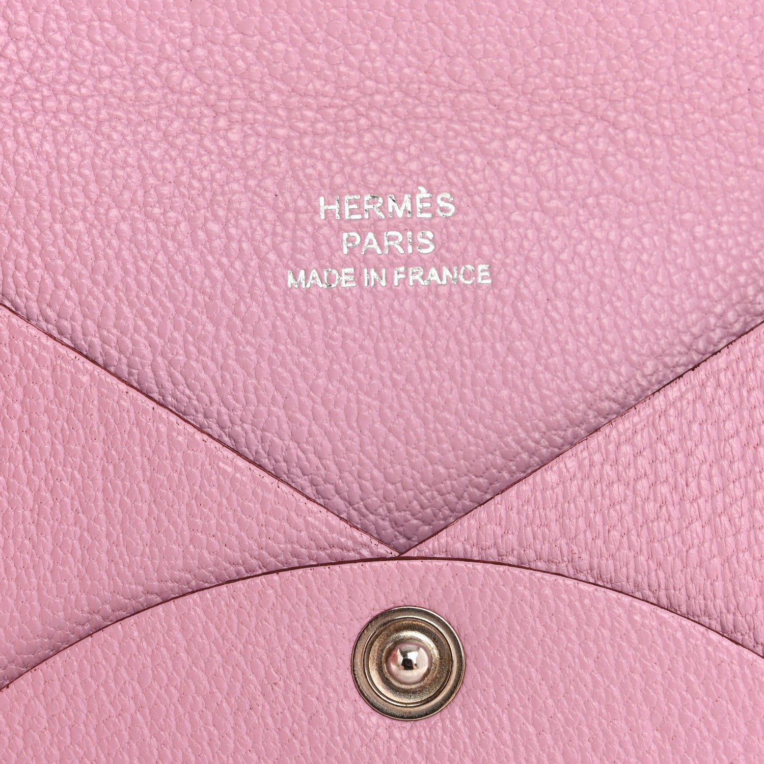 Hermes Chevre Mysore Calvi Card Case Mauve Sylvestre 6 of 11