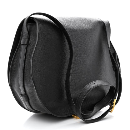 Chloe Calfskin Medium Marcie Round Crossbody Bag Black 3 of 10