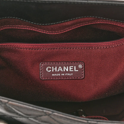 Chanel Aged Calfskin Quilted Mad About Quilting Small Hobo Black 6 of 10
