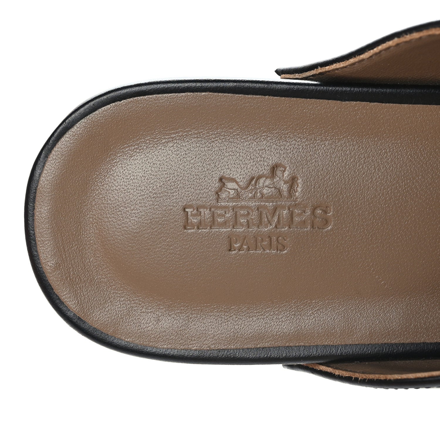 Hermes Calfskin Carlotta Mules 37 Black 7 of 8